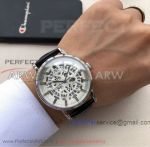 Perfect Replica IWC Portugieser White Skeleton Face Stainless Steel Bezel 41mm Men's